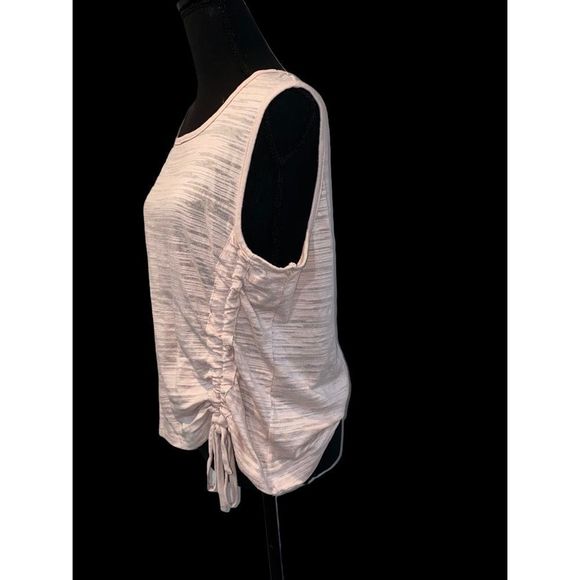 Pink sleeveless sheer 4dreamers tank top - Picture 2 of 8